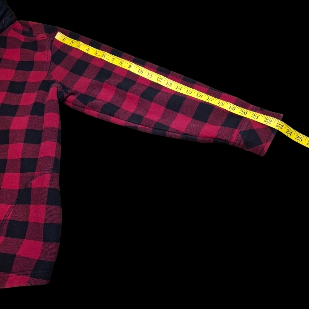 Orvis Fleece Lined Red Buffalo Plaid Flannel Shacket Shirt Jacket Women Size XXL - Picture 16 of 16